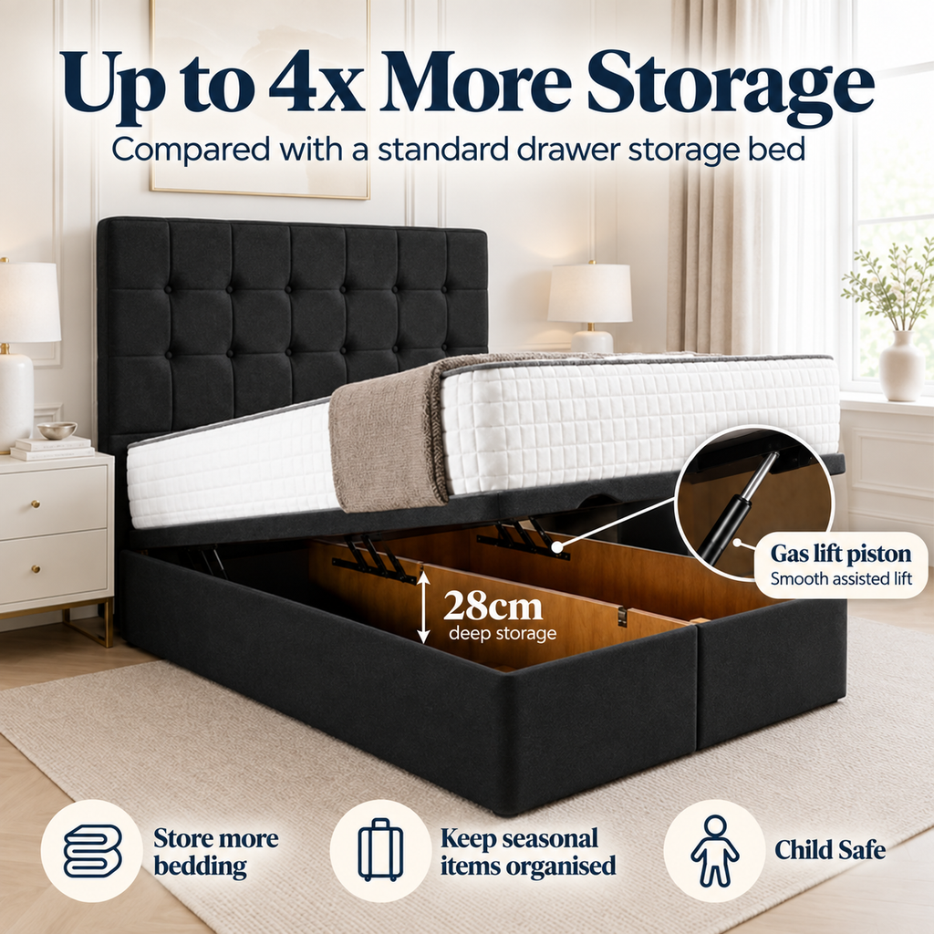 Lagos Ottoman Divan  Bed