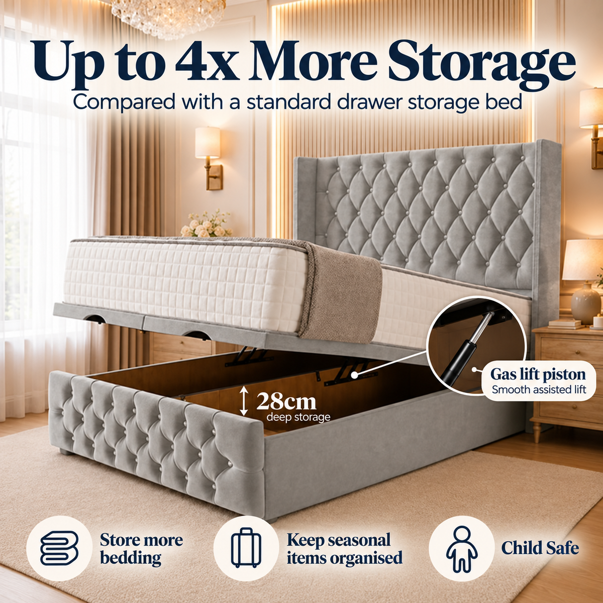 Munich Ottoman Divan Bed