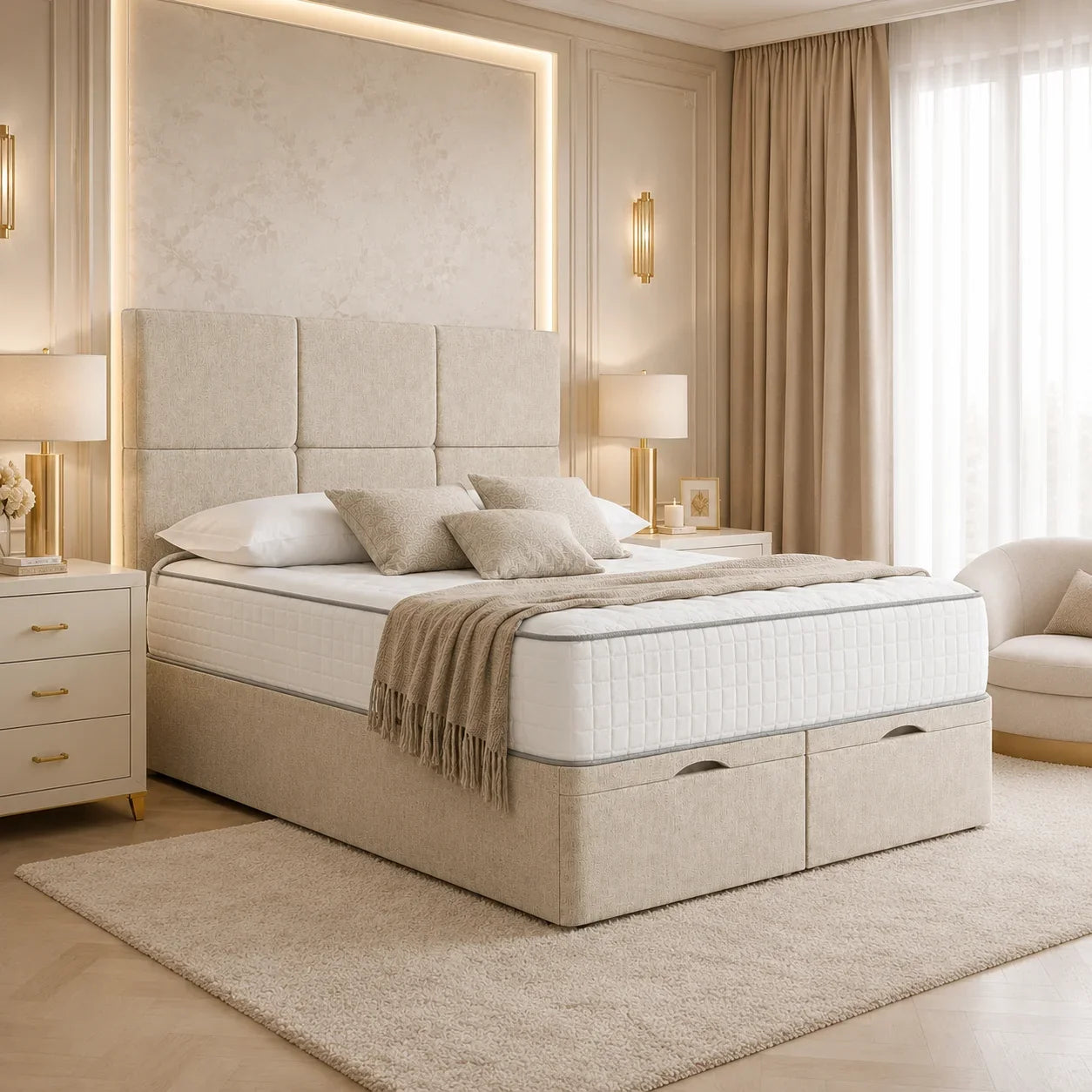 Addis Ababa Ottoman Divan  Bed